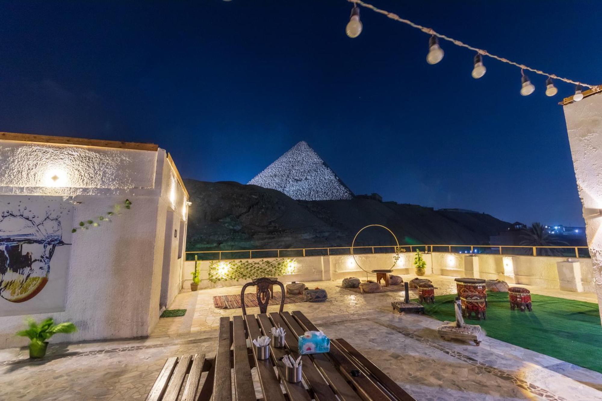 The Grand Pyramids View Hotel Kafret el-Gabal Zewnętrze zdjęcie